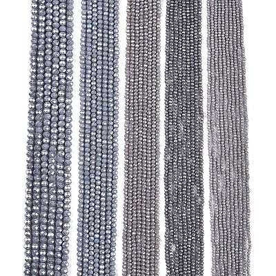 Electroplate Glass Beads Strands EGLA-A044-P2mm-A10-1