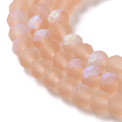 Imitation Jade Glass Beads Strands EGLA-A034-T3mm-MB21-1