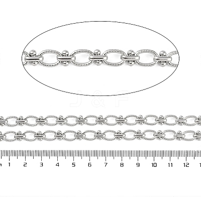Tarnish Resistant 304 Stainless Steel Link Chain CHS-H028-03P-02-1