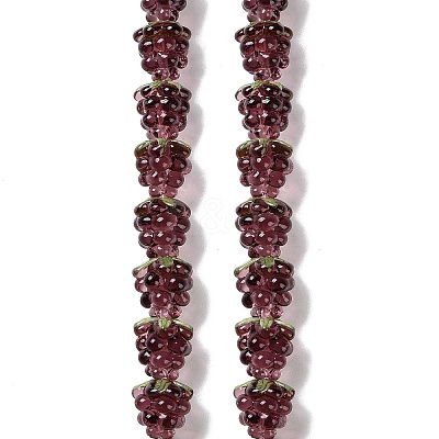 Handmade Lampwork Beads Strands LAMP-Q036-05D-1