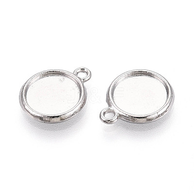 Tibetan Style Alloy Charms Cabochon Settings PALLOY-N178-12AS-A-1