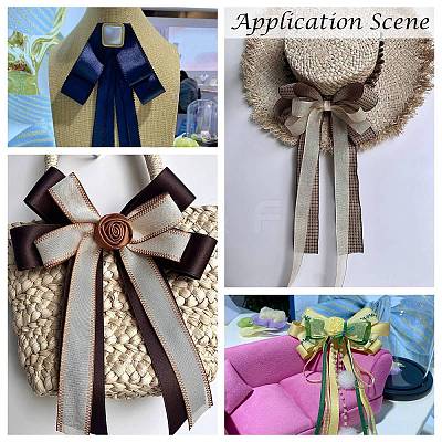 9 Yards 3 Styles Polyester Ribbon SRIB-C002-05B-1