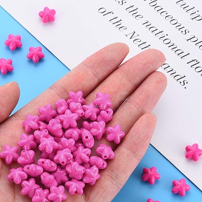 Opaque Acrylic Beads LS-MACR-S373-26-A01-1