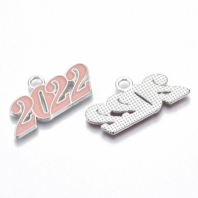 Alloy Enamel Pendants PALLOY-N160-001-04S-RS-1