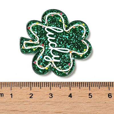 Saint Patrick's Day Theme Acrylic Pendants OACR-G028-01D-1