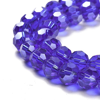 Transparent Glass Beads EGLA-A035-T8mm-B06-1