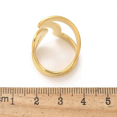 304 Stainless Steel Cuff Rings RJEW-C124-06C-G-1