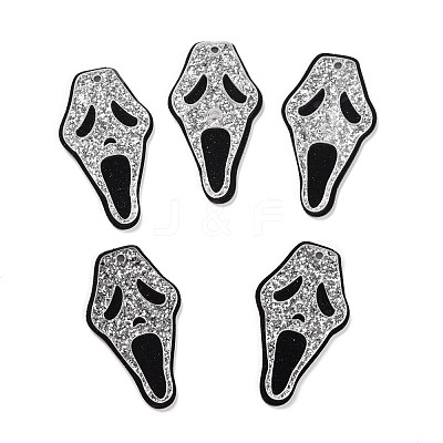 Opaque Acrylic Pendants X-MACR-M020-10-1