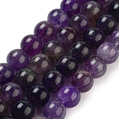 Natural Amethyst Beads Strands G-C152-01A-1