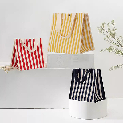 1Yard Stripe Pattern Polycotton Fabric DIY-MA0007-31D-1