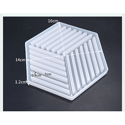 Silicone Cup Mat Molds X-DIY-F026-C02-1