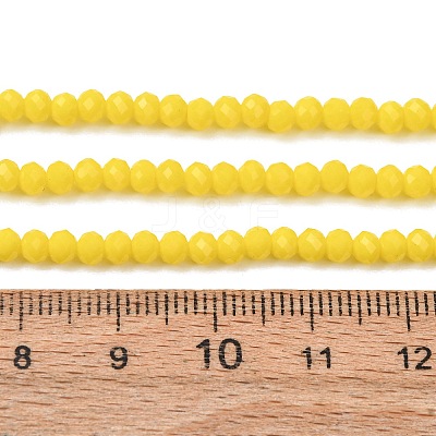 Imitation Jade Glass Bead Strands GLAA-F001-3x2mm-11-1