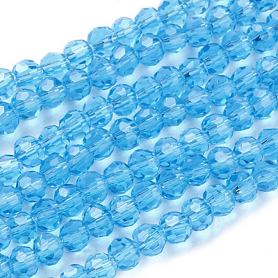 Glass Beads Strands LS-EGLA-J042-6mm-07-1