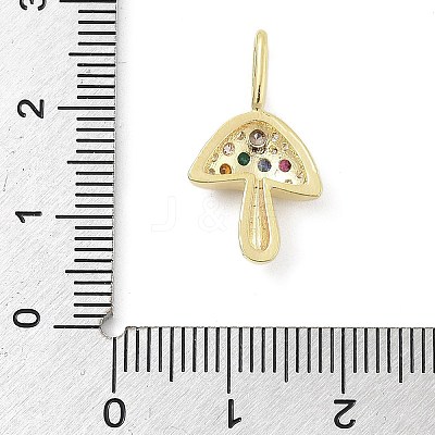 Brass Micro Pave Cubic Zirconia Pendants LS-KK-S514-04F-G-1