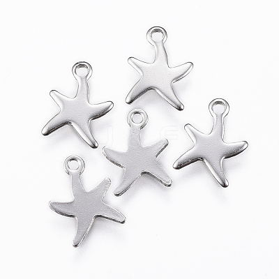 Tarnish Resistant 304 Stainless Steel Charms X-STAS-K154-22P-1