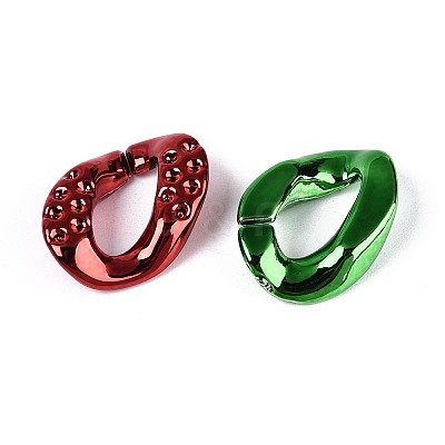 UV UV Plating Opaque Acrylic Linking Rings PACR-T017-14M-1