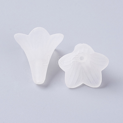 Flower Acrylic Beads PL631-1-1
