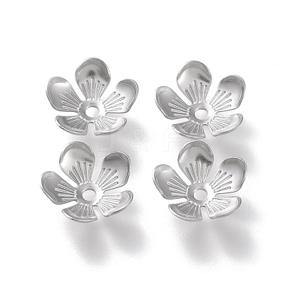 Non-Tarnish 304 Stainless Steel Bead Caps STAS-K194-15P-1