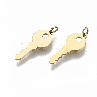 304 Stainless Steel Charms STAS-S116-070G-1