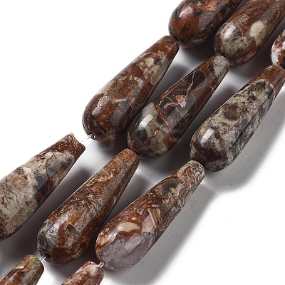 Natural Wealth Stone Jasper Beads Strands G-P528-H13-01-1