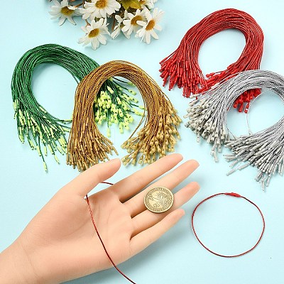100Pcs Plastic Lanyard for Christmas Tree Decorations FIND-YW0007-81A-1