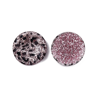 Printed Resin Cabochons CRES-WH0010-6-1