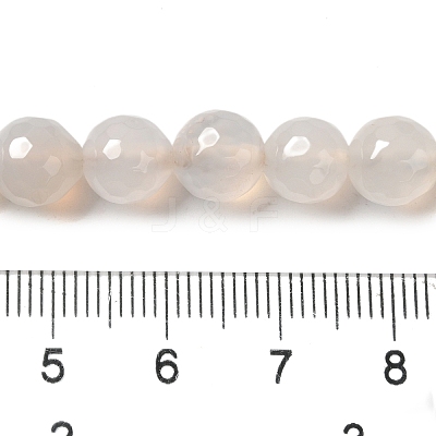 Dyed & Heated Natural Agate Beads Strands G-P539-D01-03-1