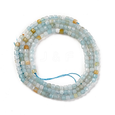 Natural Flower Amazonite Beads Strands G-F770-A03-02-1