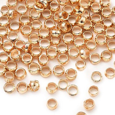 Brass Crimp Beads KK-S509-01KCG-01-1