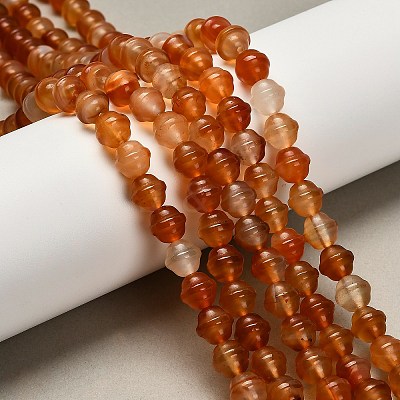 Natural Carnelian(Dyed & Heated) Beads Strands G-G203-02B-1