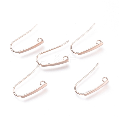 304 Stainless Steel Earring Hooks X-STAS-K211-02RG-1