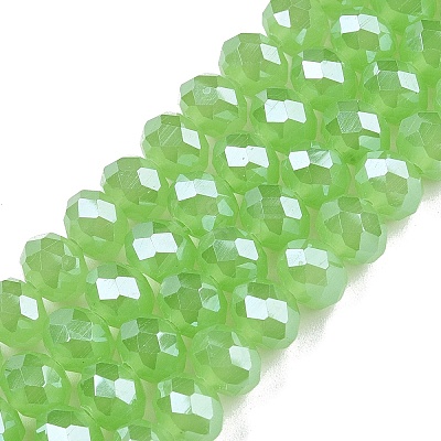 Electroplate Glass Beads Strands LS-EGLA-A044-J8mm-A08-1