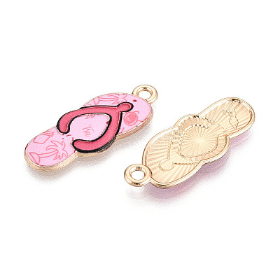 Alloy Enamel Pendants ENAM-T022-39KCG-08-1