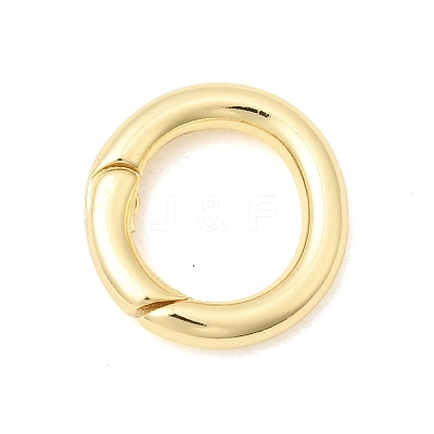 Brass Spring Gate Rings KK-H267-019G-1
