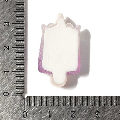 Summer Theme Opaque Resin Cabochons RESI-G106-01F-1