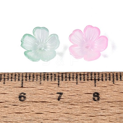 Transparent Plastic Bead Caps KY-Q005-02A-11-1
