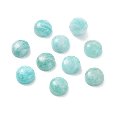 Dome/Half Round Natural Amazonite Cabochons G-O146-02D-1