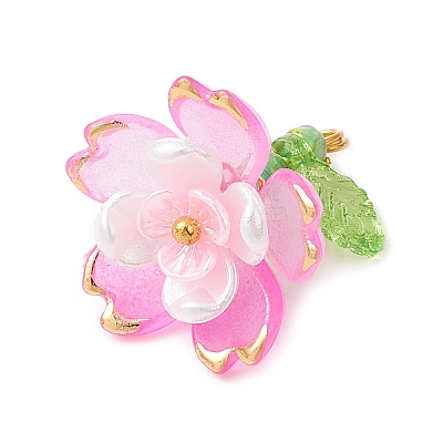 Transparent Acrylic Pendants PALLOY-MZ00822-1