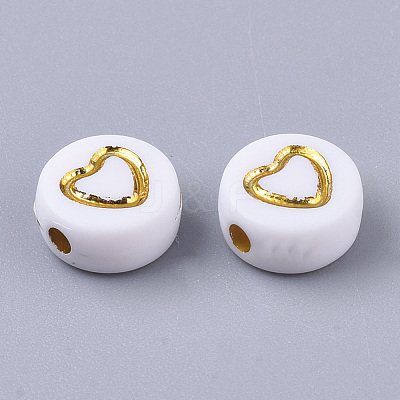 Plating Acrylic Beads PACR-Q112-08-1