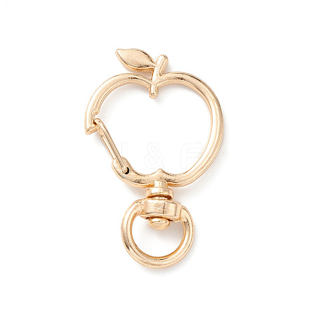 Apple Alloy Swivel Clasps LS-FIND-L012-02KCG-1
