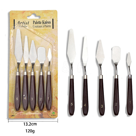 5Pcs Painting Knife Sets PW-WG71730-01-1