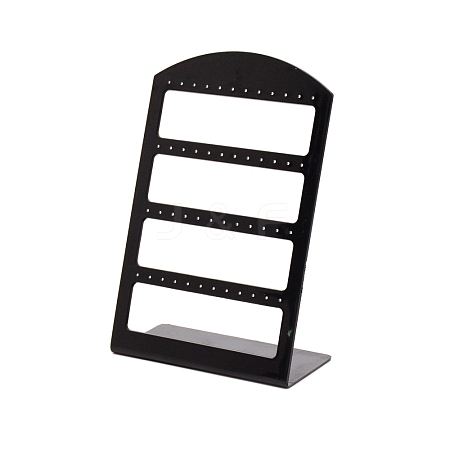 Plastic Earring Displays EDIS-WH0029-10B-1