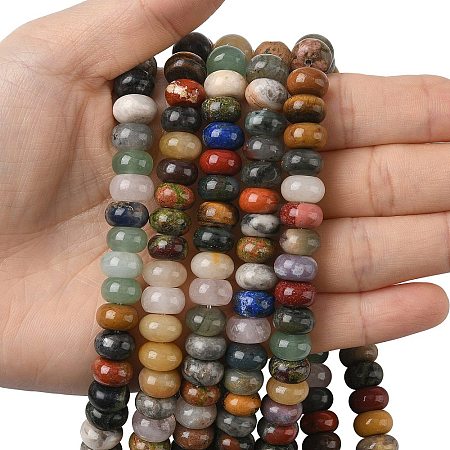 Natural Mixed Gemstone Beads Strands G-A280-A01-03-1