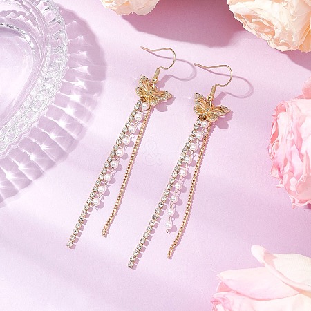 304 Stainless Steel Dangle Earrings EJEW-JE06320-1