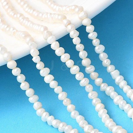 Natural Cultured Freshwater Pearl Beads Strands PEAR-I007-07L-01-1