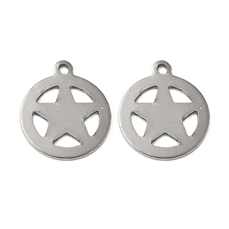 201 Stainless Steel Pendants STAS-I330-042P-1