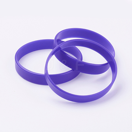 Silicone Wristbands Bracelets BJEW-J176-15-1