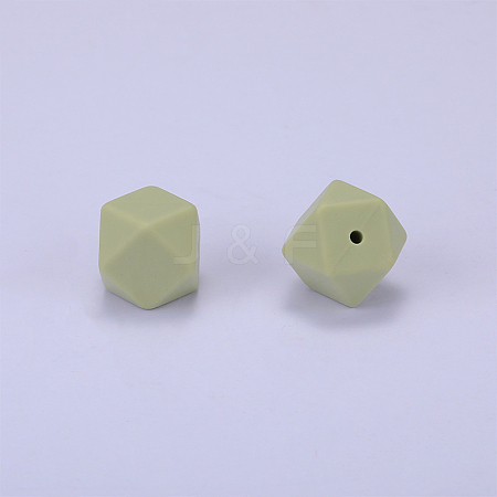 Hexagonal Silicone Focal Beads LS-SI-JX0020A-70-1