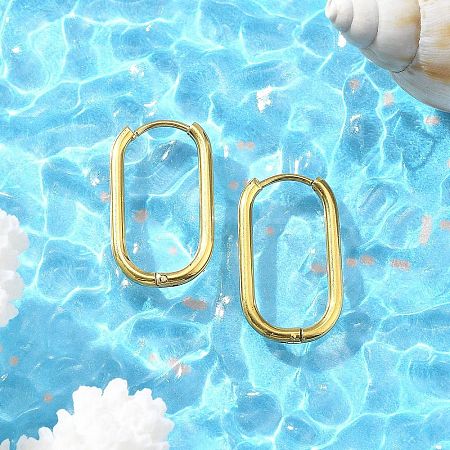 Ion Plating(IP) 304 Stainless Steel Hoop Earrings for Women EJEW-U035-12G-02-1