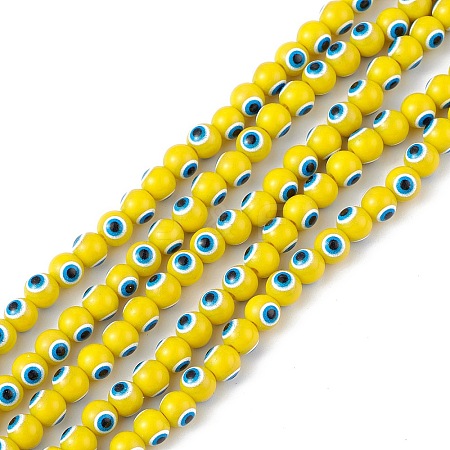 Baking Paint Glass Beads DGLA-C001-02B-1